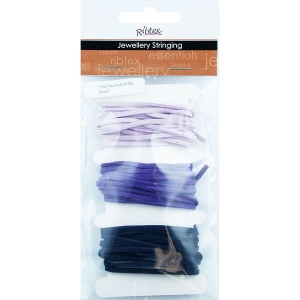 Faux Suede Thonging 2.5mm Purple x 6m